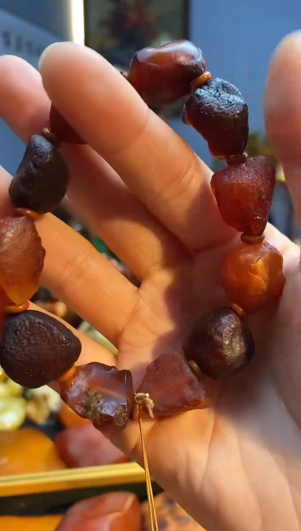 手串琥珀未镶嵌手串