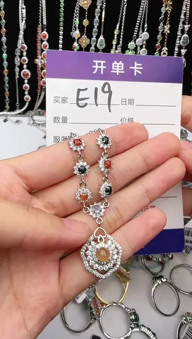 翡翠戒指银S925镶嵌41