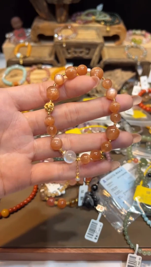 未镶嵌手链长石手饰@@D3162