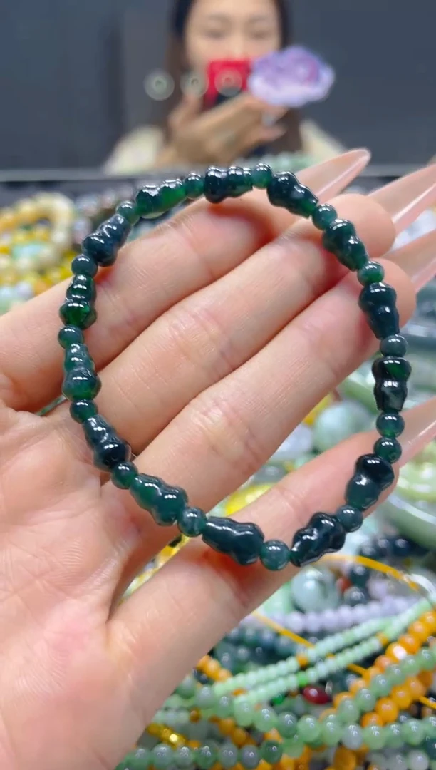 颈饰未镶嵌翡翠5MM