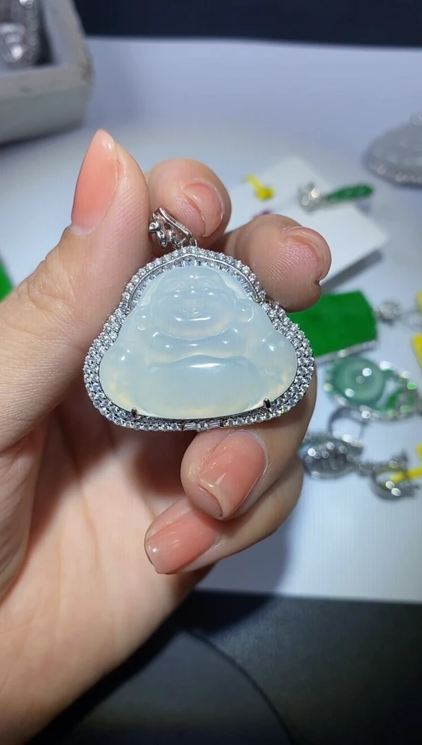【闪购商品】翡翠颈饰银S925镶嵌翡翠 颈饰 银S925镶嵌