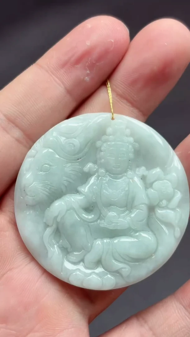 颈饰未镶嵌翡翠天然A货翡翠