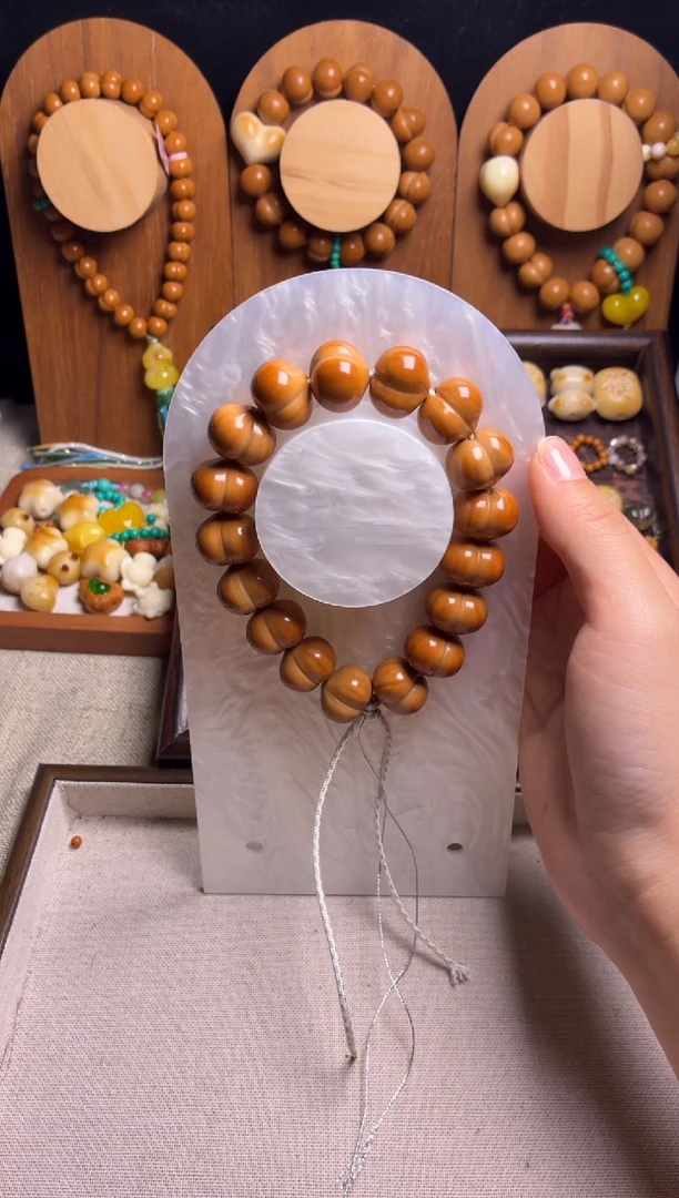 手串猴头核桃陈*青全品高桃17.5素手持