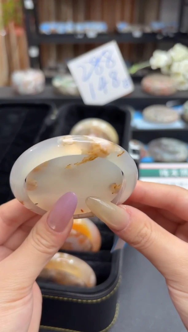 未镶嵌手镯石英质玉A362(52圈赠送镯心)