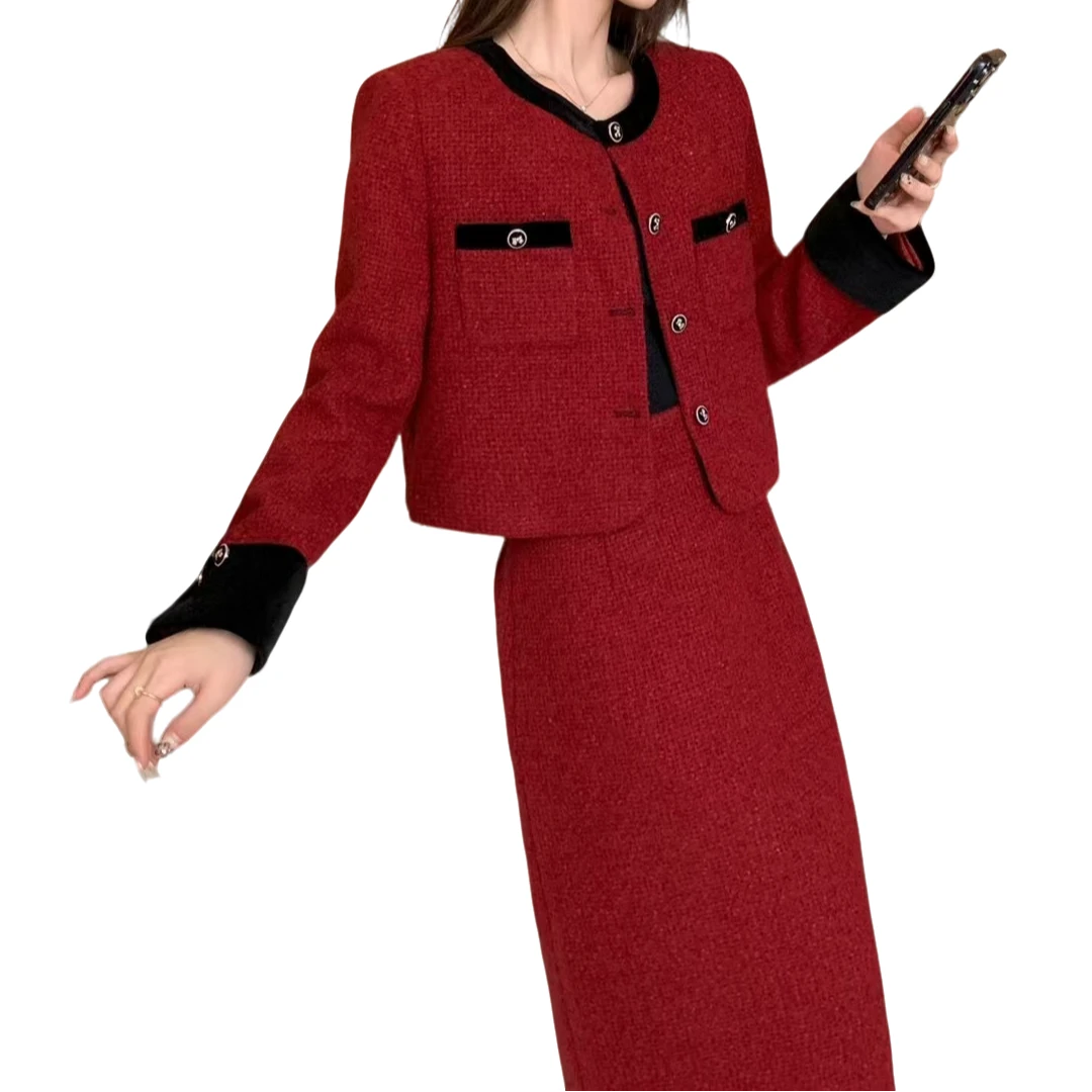 春季百搭小香风时尚穿搭显瘦上衣外套