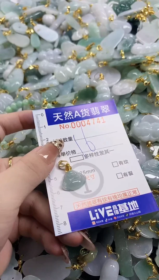 颈饰未镶嵌翡翠天然A货翡翠