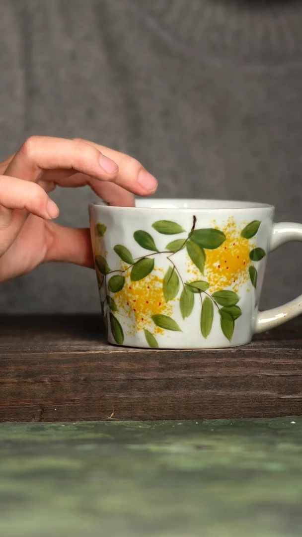 【闪购商品】杯青诗手工手绘瓷器