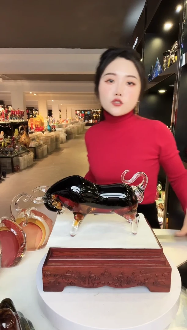 【闪购商品】茶盏琉璃摆件家居摆件