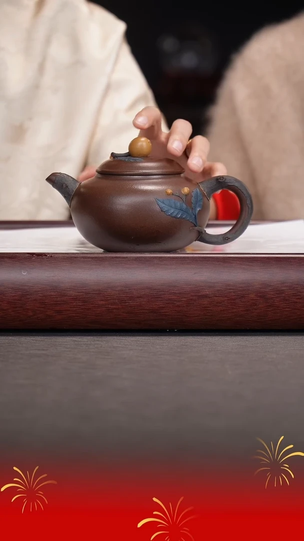 【闪购商品】紫砂茶壶薛锋/汉棠紫泥/枇杷/320cc