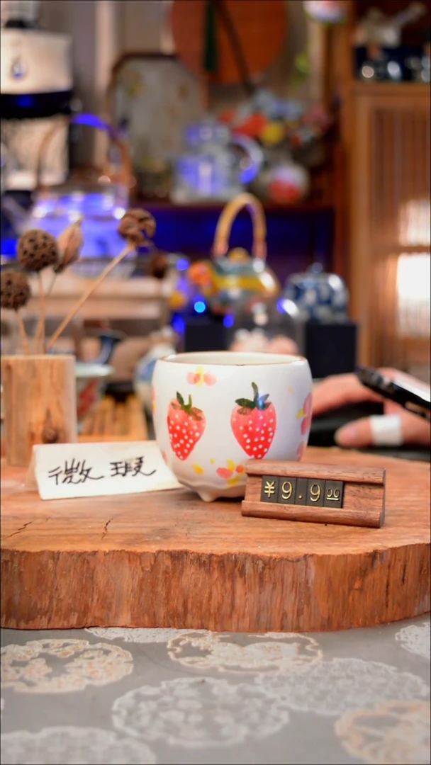 【闪购商品】摆件草莓手工手绘手工手绘