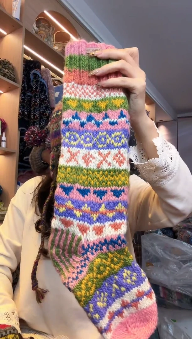 羊毛婧*喵百羊毛地板袜A273