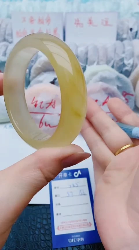 未镶嵌手镯石英质玉z35+56-57