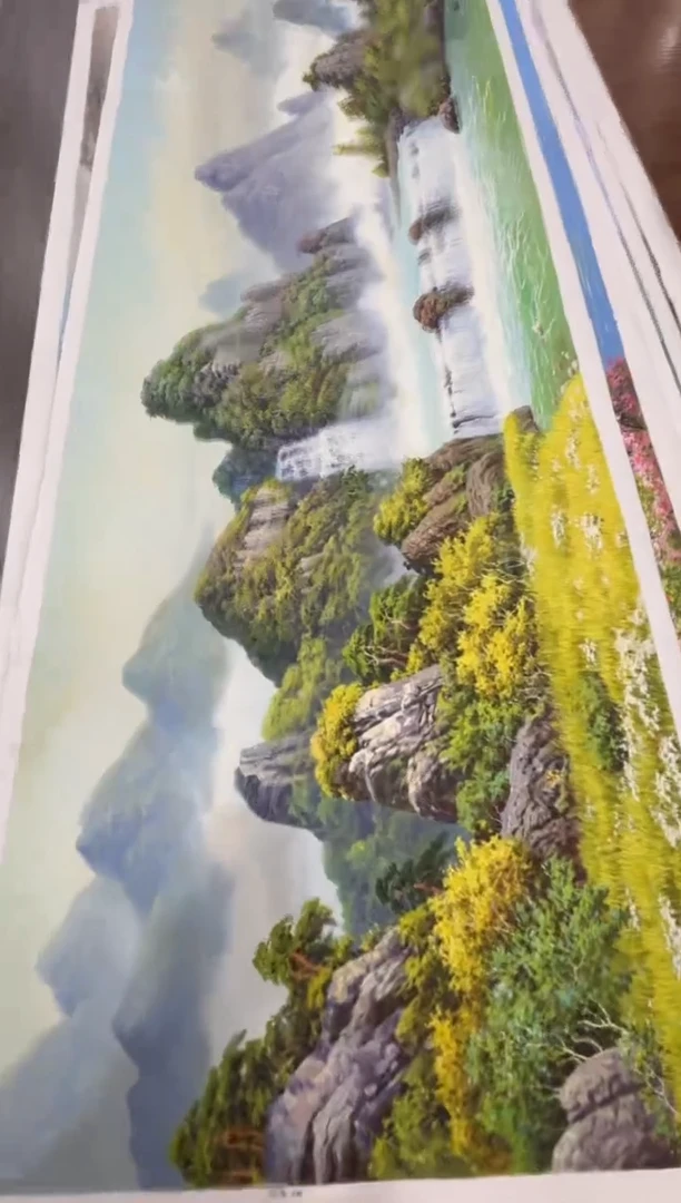 油画【54号】约2.2米丨朝鲜原创纯手绘孤品油画丨顺丰包邮