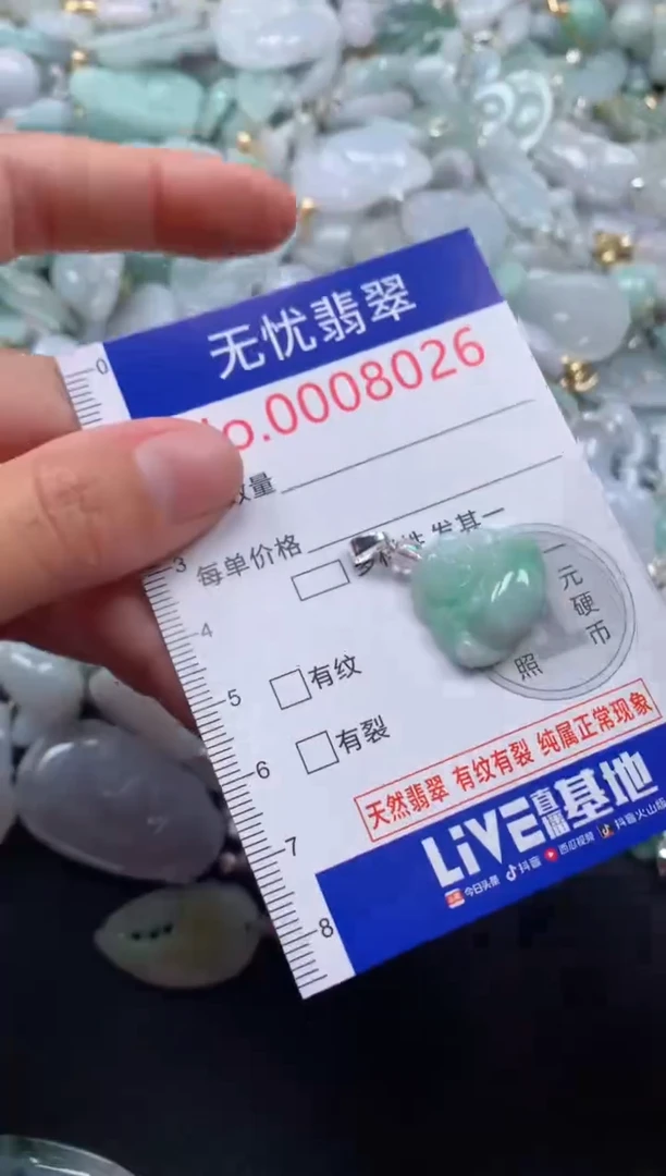 颈饰未镶嵌翡翠8026