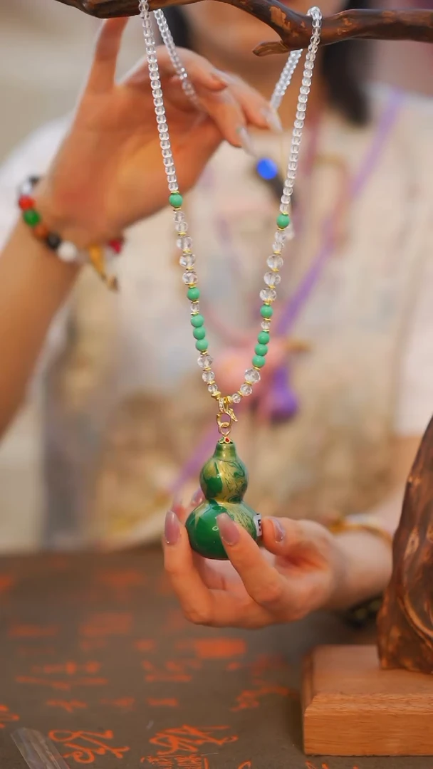 583非遗漆手艺工天然葫芦文玩福禄