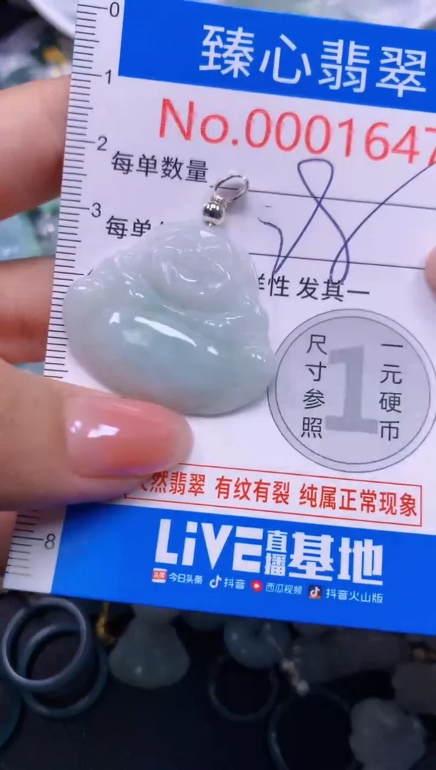 吊坠(不含链)未镶嵌翡翠1647