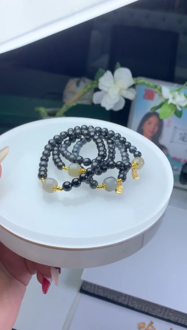 【闪购商品】翡翠手串未镶嵌乌鸡手串多样性发一件