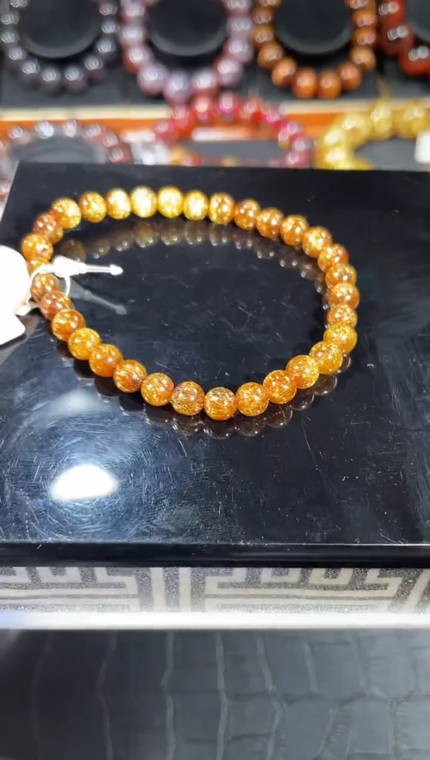 未镶嵌手链水晶5.5mm金铜发手链