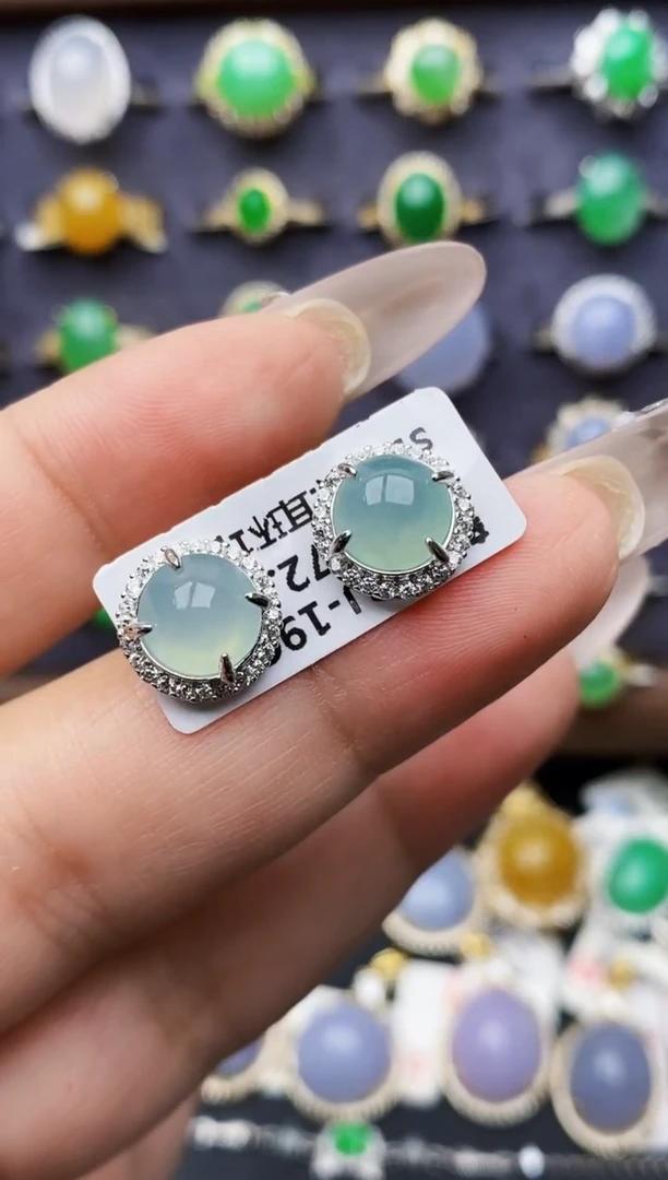 银S925镶嵌戒指翡翠1529