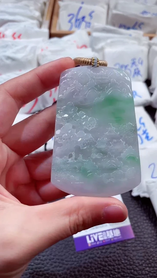 翡翠未镶嵌颈饰00003793