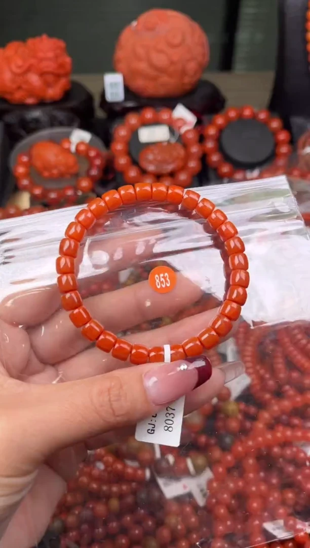 【闪购商品】南红玛瑙珠宝奇石未镶嵌8-6+