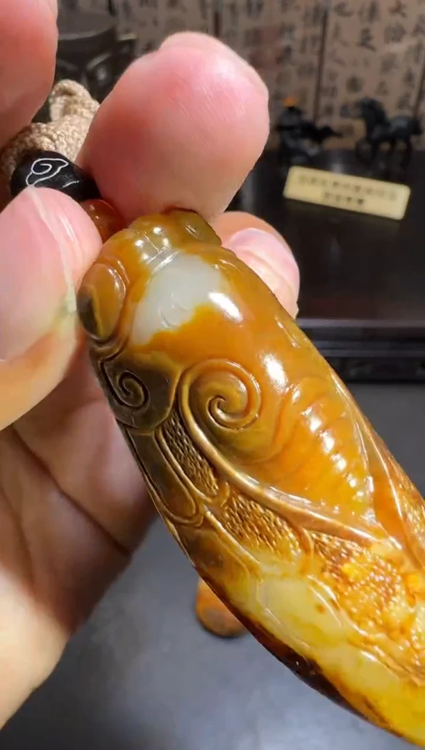 和田玉未镶嵌挂件和田玉