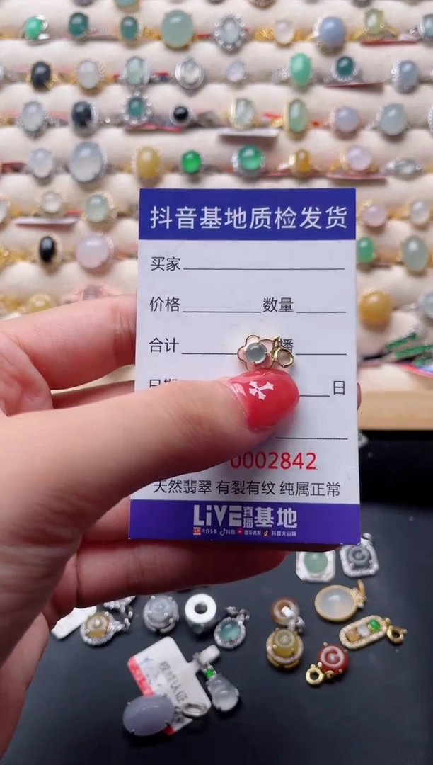 翡翠银S925镶嵌颈饰....