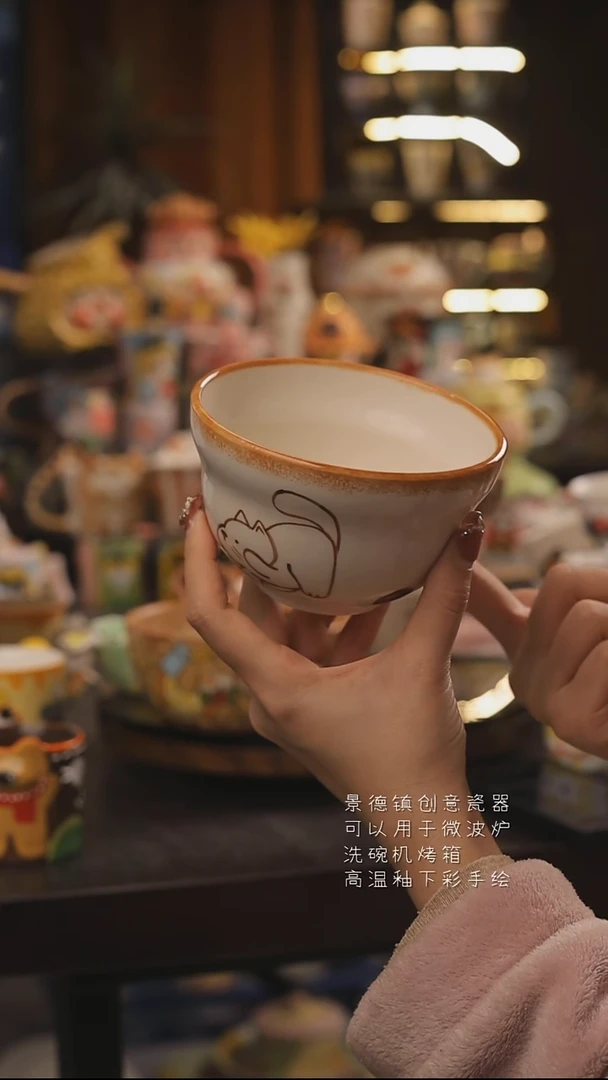 景德镇釉下彩绘设计师款式陶瓷