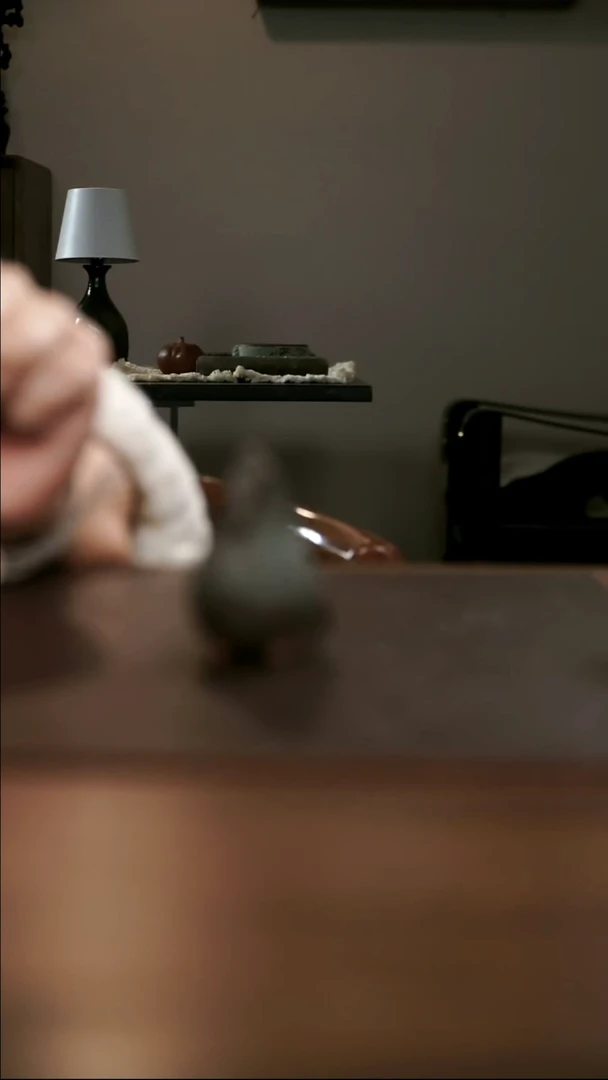 紫砂茶宠唐马青铜器实心