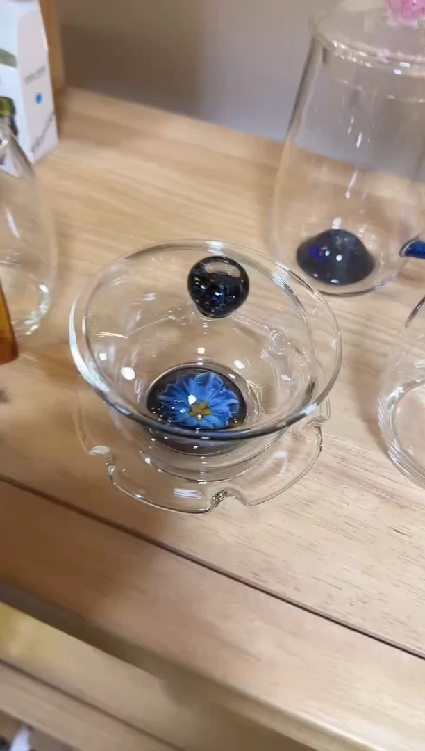 【闪购商品】蓝花高端盖碗单只