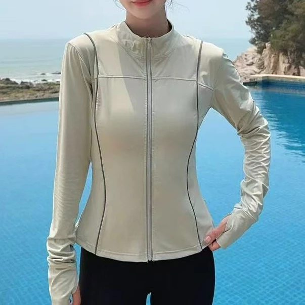 夏季新款休闲时尚简约百搭显瘦小蛮腰防嗮衣H3178