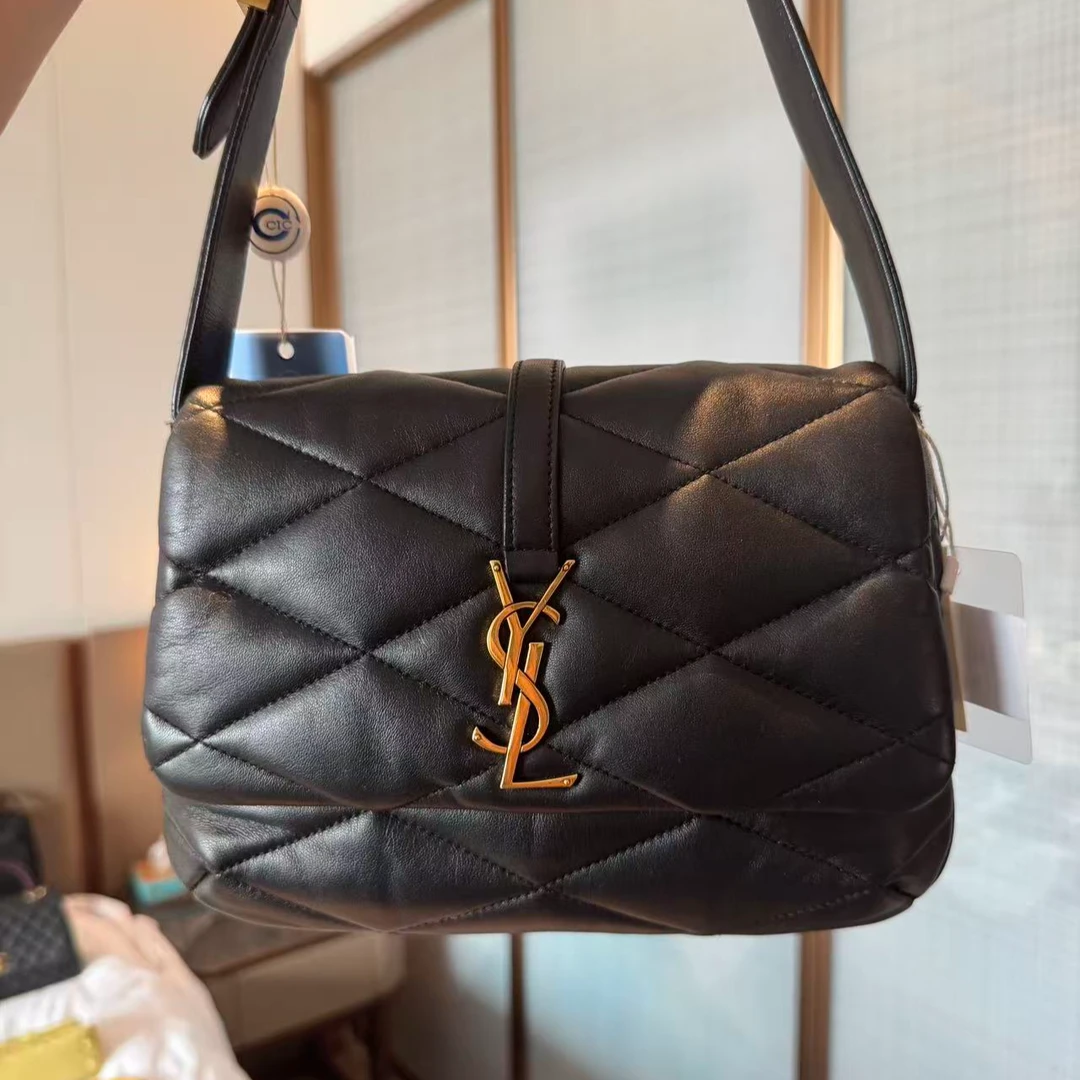 99新 YSL/圣罗兰 LE57黑色时尚百搭包/公19900 /JM0003
