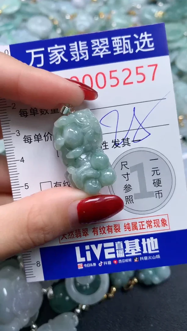 颈饰未镶嵌翡翠5257