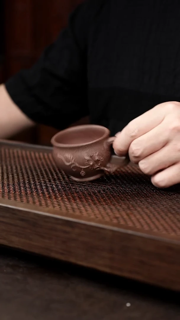 茶壶紫砂岩中泥报春杯