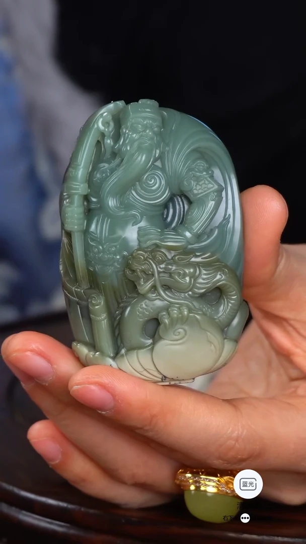 未镶嵌和田玉挂件002 关二爷【可咨询】