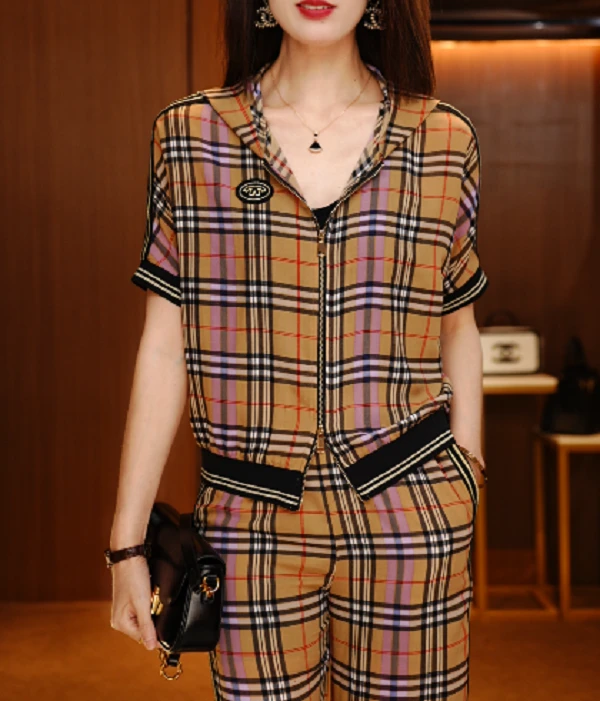 英伦格调-夏季遮阳舒适百搭减龄优雅轻奢气质套装