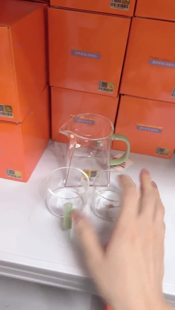 禾器瀚然茶海青玉色送福容佰享杯青玉色一对