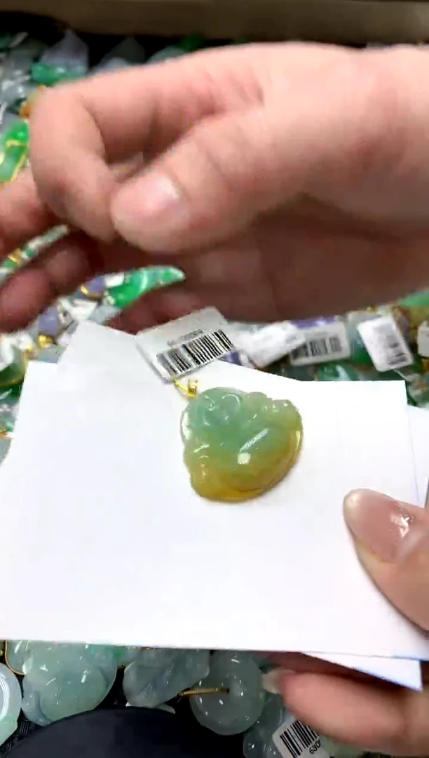 【闪购商品】翡翠颈饰18K金镶嵌v111111111111111111