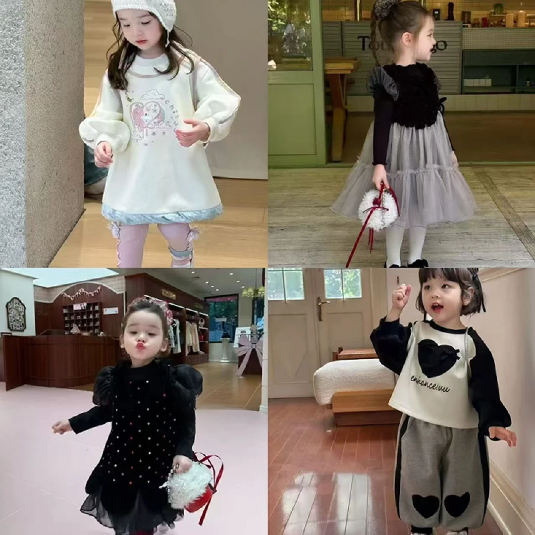 【L101-L188】（奶小baby）童品儿童春夏百搭时尚套装洋气时髦韩版女