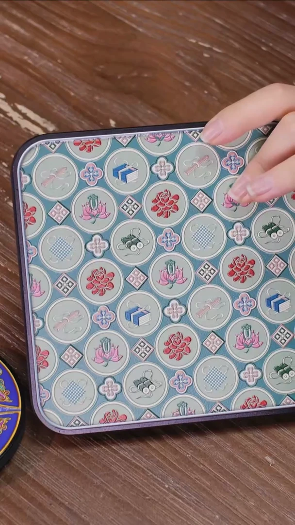 壹藏贰宝四艺图大垫子一片