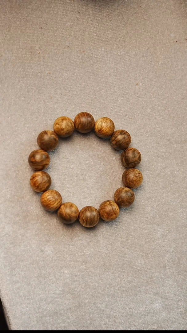 沉香手串柬埔寨菩萨棋单圈16mm