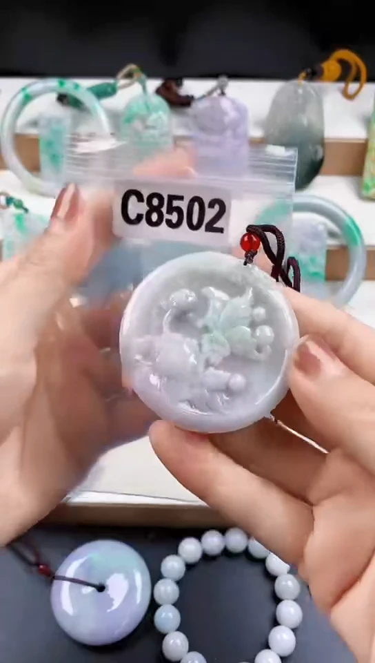 颈饰未镶嵌翡翠天然翡翠吊坠挂件