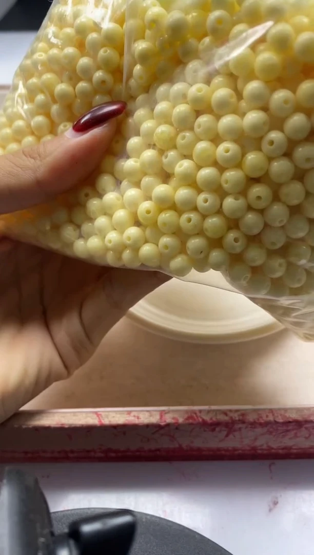 【闪购商品】蜜蜡颈饰未镶嵌w156蜜蜡骨瓷白6mm*30颗