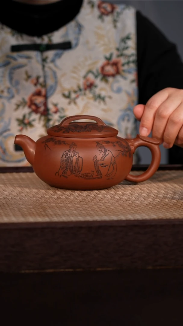 茶壶紫砂紫泥 460cc