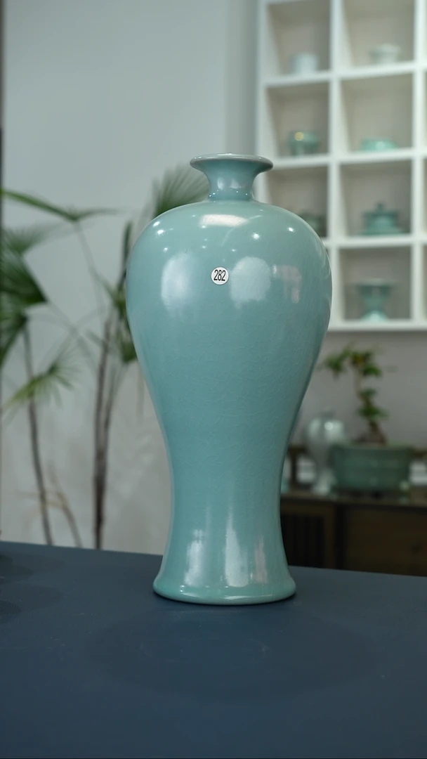 瓷片282号梅瓶27.5高度一级品     洁