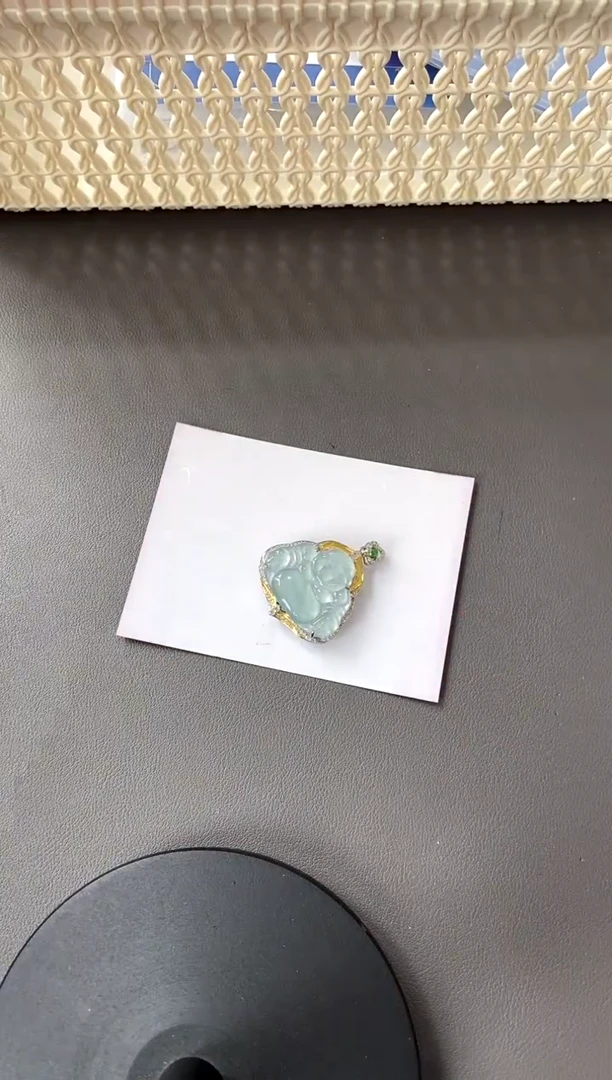 【闪购商品】翡翠颈饰银S925镀金镶嵌买断价 补