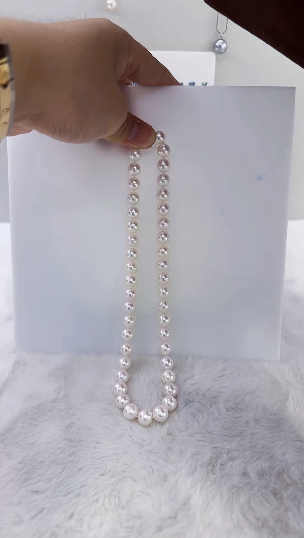 未镶嵌淡水珍珠DA珍珠串链9-11 y162