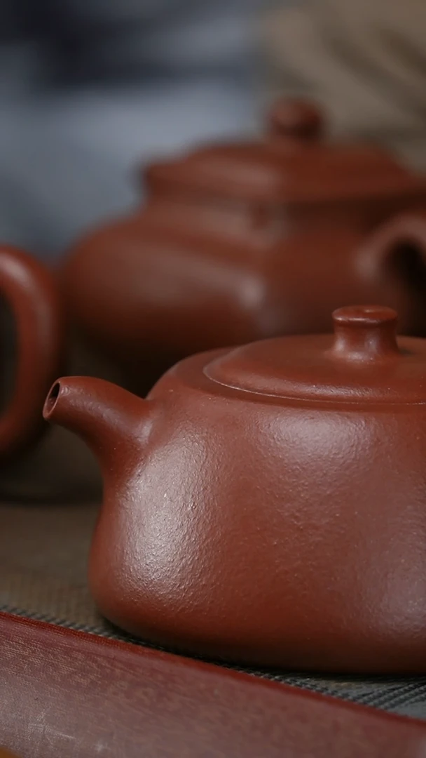 【闪购商品】紫砂茶壶井栏大红泥