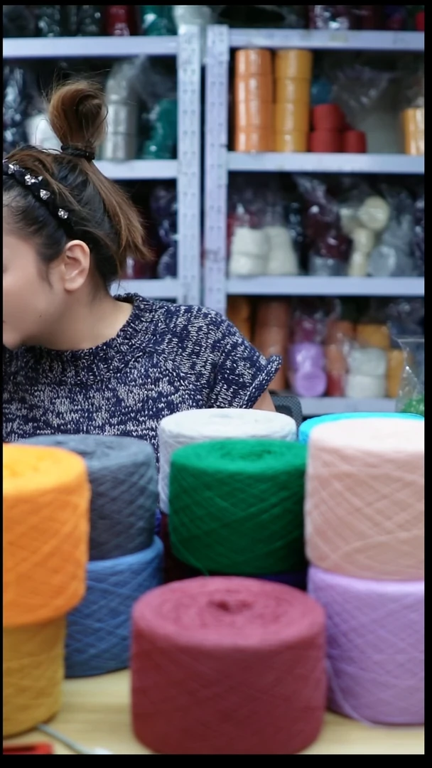 羊绒欢姐手编线D694