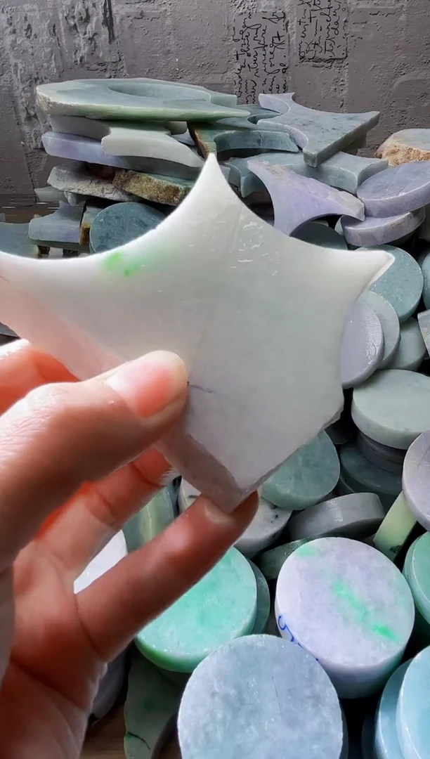 裸石翡翠天然翡翠A货古 南 278